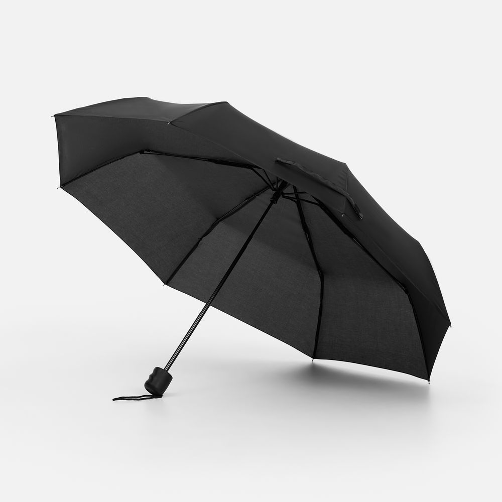 Зонт складной Basic, ver.2, черный / Миниатюра WWW (1000)