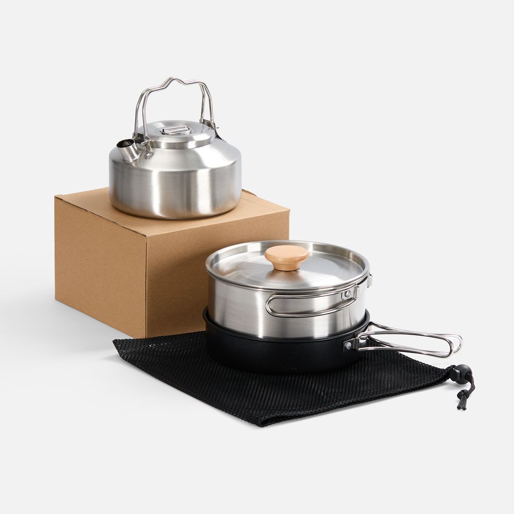 Набор туристической посуды Stackado / Миниатюра WWW (1000)