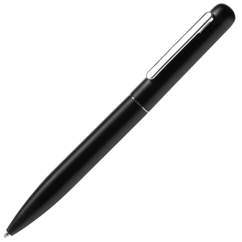 Ручка шариковая Scribo, матовая черная / Миниатюра WWW (1000)