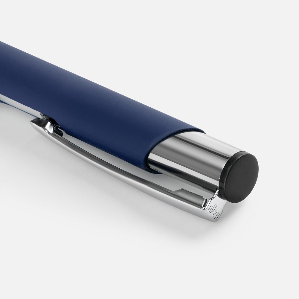 Ручка шариковая Keskus Soft Touch, темно-синяя / Миниатюра WWW (1000)