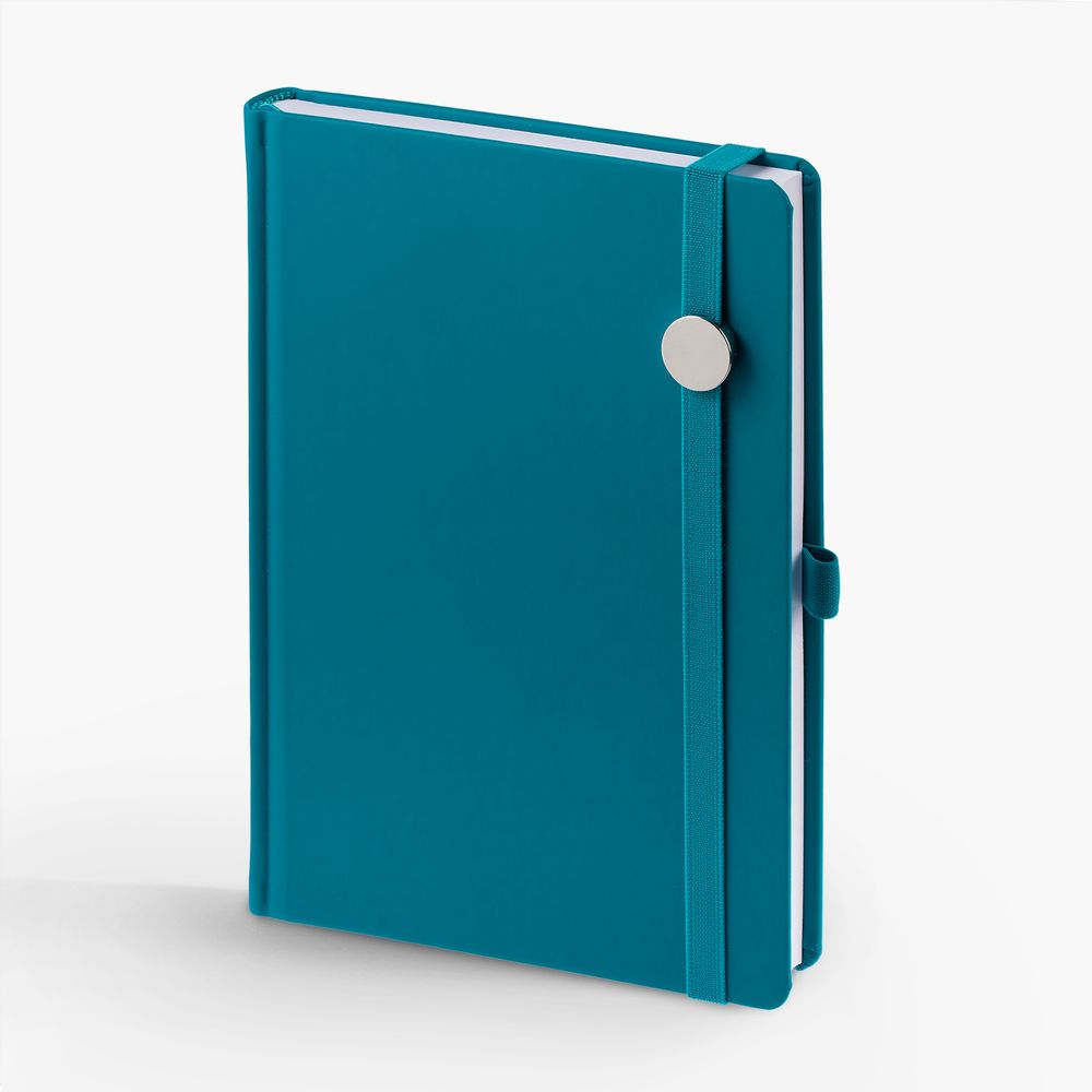 Ежедневник Favor Metal, недатированный, бирюзовый / Миниатюра WWW (1000)