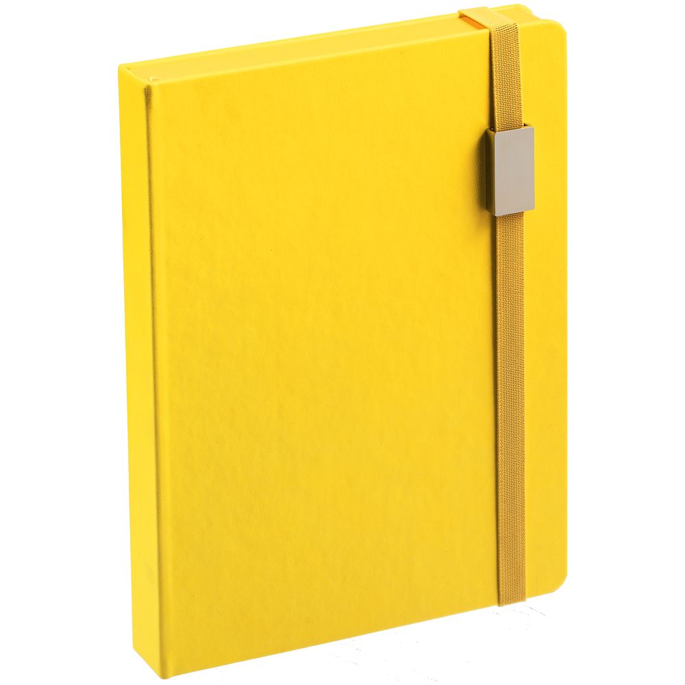 Ежедневник New Factor Metal, желтый / Миниатюра WWW (1000)