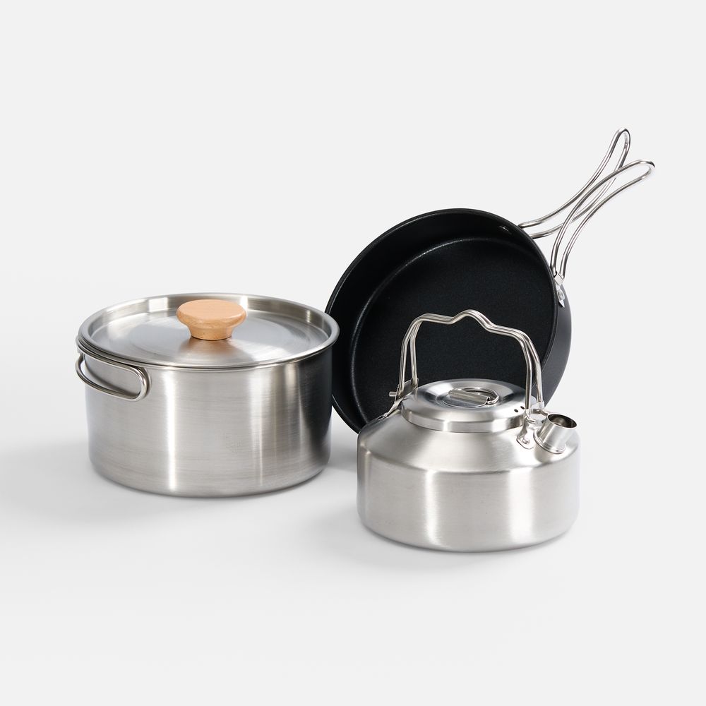 Набор туристической посуды Stackado / Миниатюра WWW (1000)