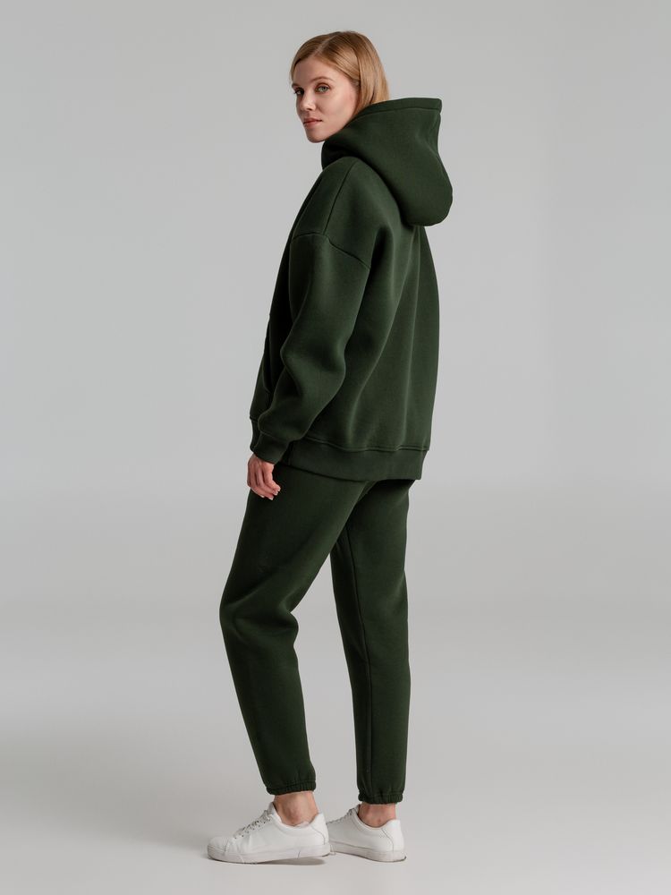 Худи Kulonga Oversize, темно-зеленое / Миниатюра WWW (1000)