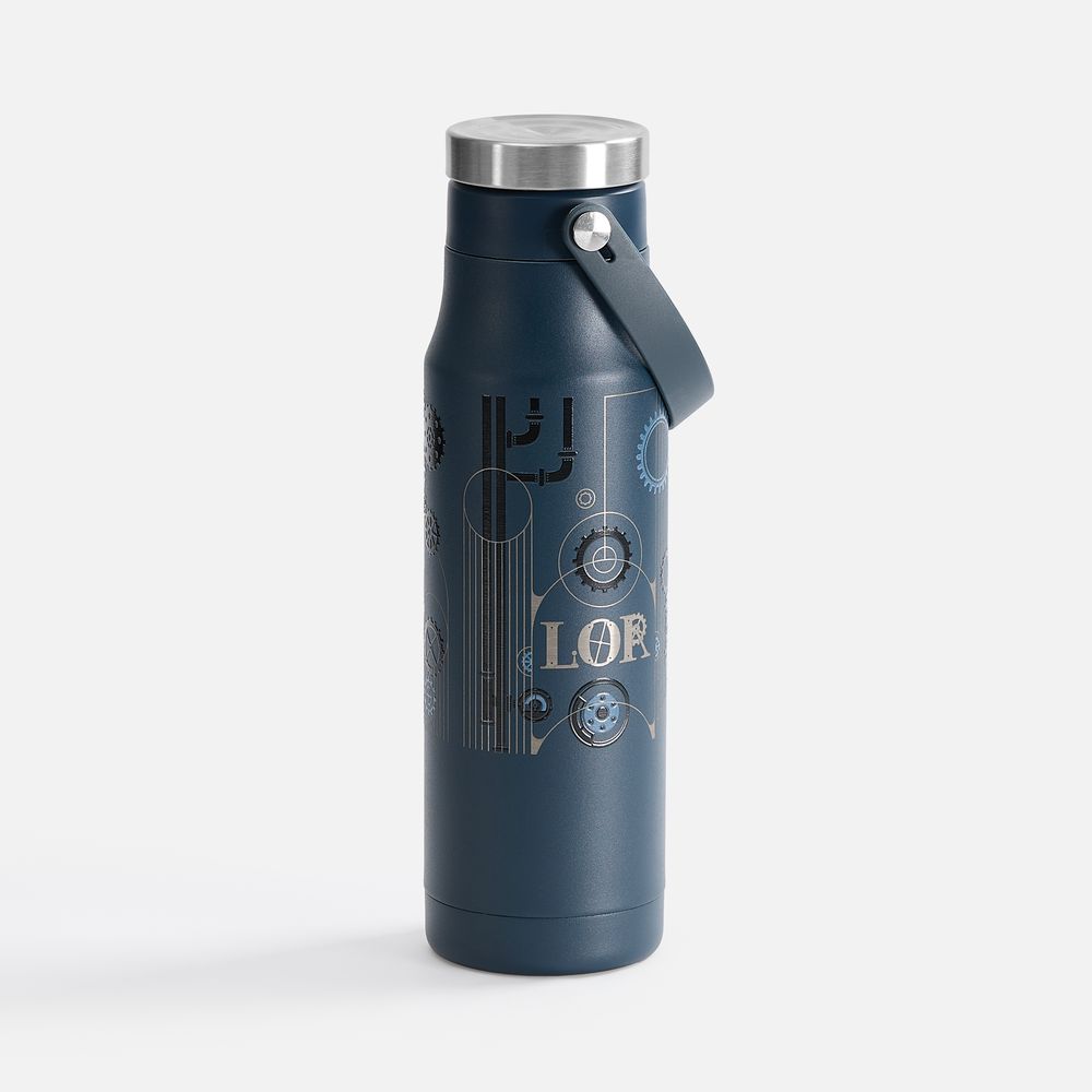 Термобутылка Tateyama, синяя / Миниатюра нанесения (1000)