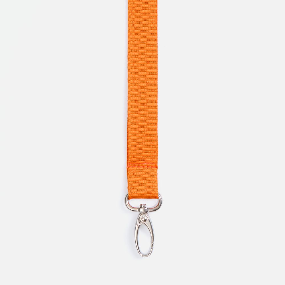 Лента для бейджа Pin, оранжевая / Миниатюра WWW (1000)