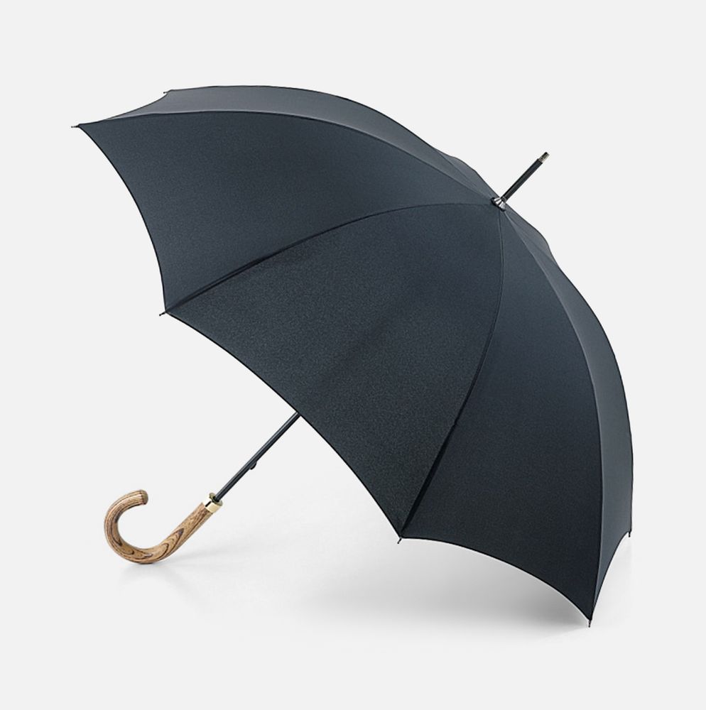 Зонт-трость Commissioner, черный / Миниатюра WWW (1000)