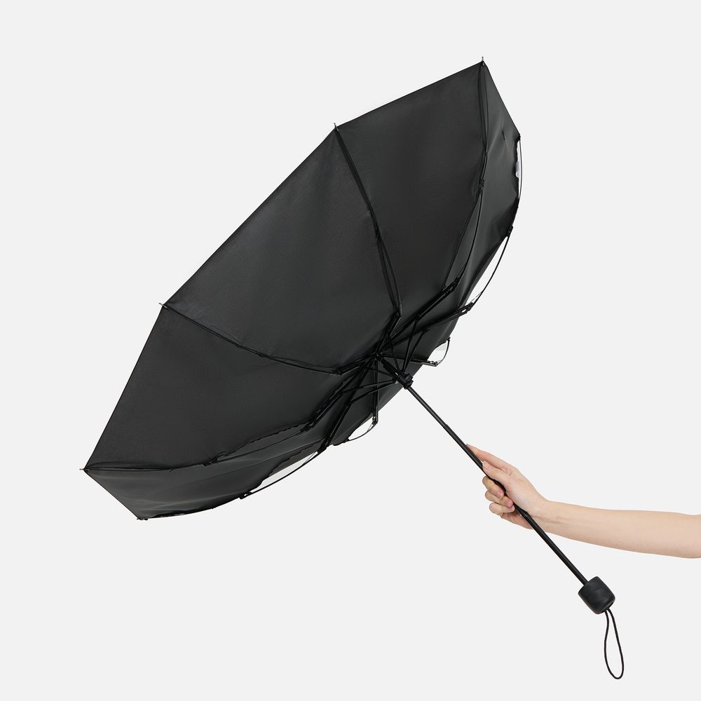 Зонт складной Basic, ver.2, черный / Миниатюра WWW (1000)