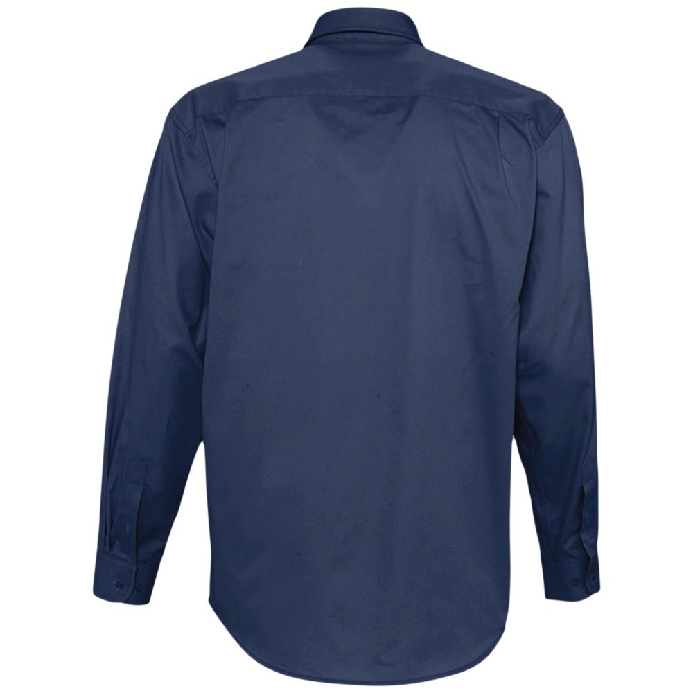 Рубашка мужская с длинным рукавом Bel Air, темно-синяя (кобальт) / Миниатюра WWW (1000)