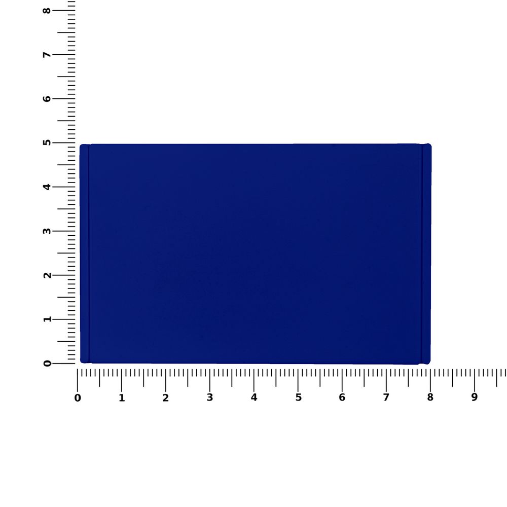 Лейбл из ПВХ Dzeta, L, синий / Миниатюра WWW (1000)