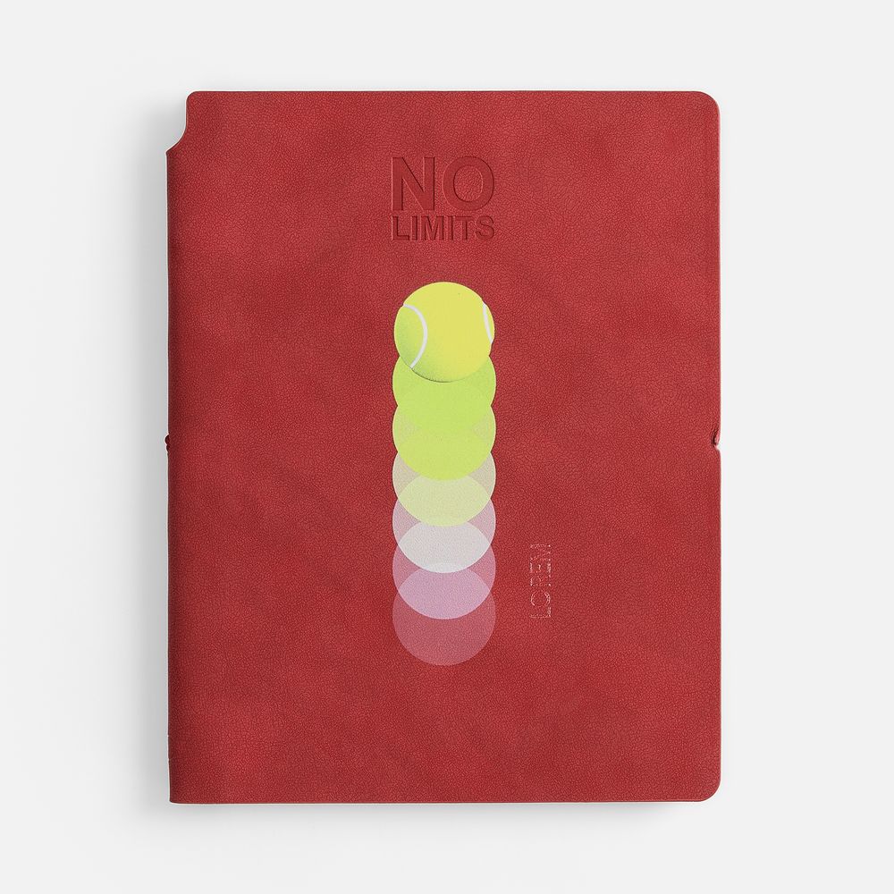 Ежедневник Kuka, недатированный, ver.2, красный / Миниатюра нанесения (1000)