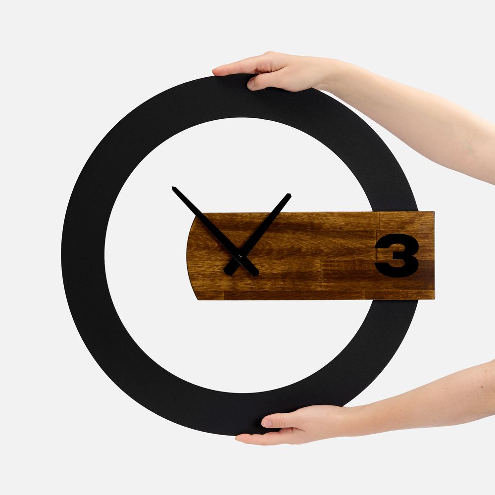 Часы TimeLord, черные с коричневым / Миниатюра WWW (1000)