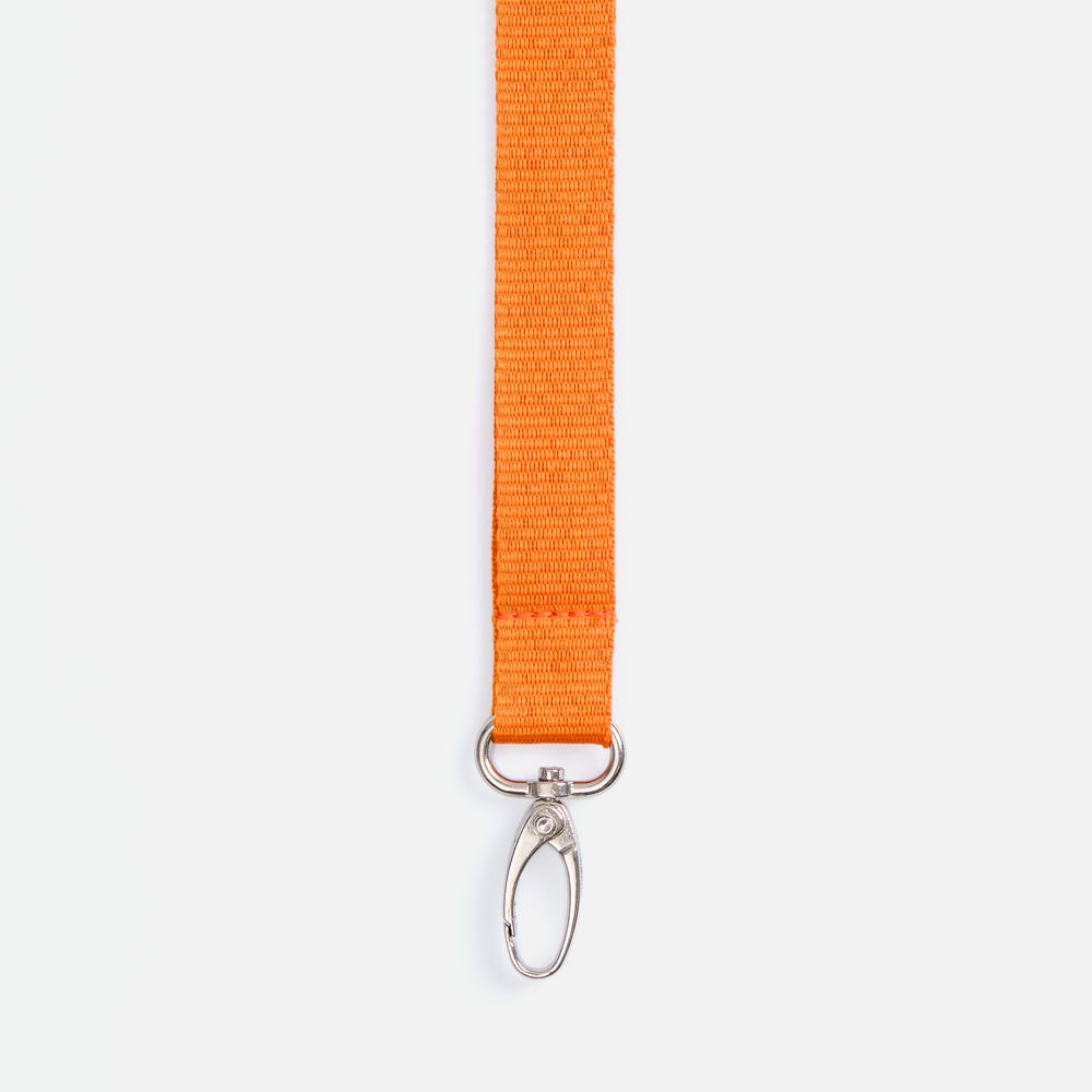 Лента для бейджа Pin, оранжевая / Миниатюра WWW (1000)