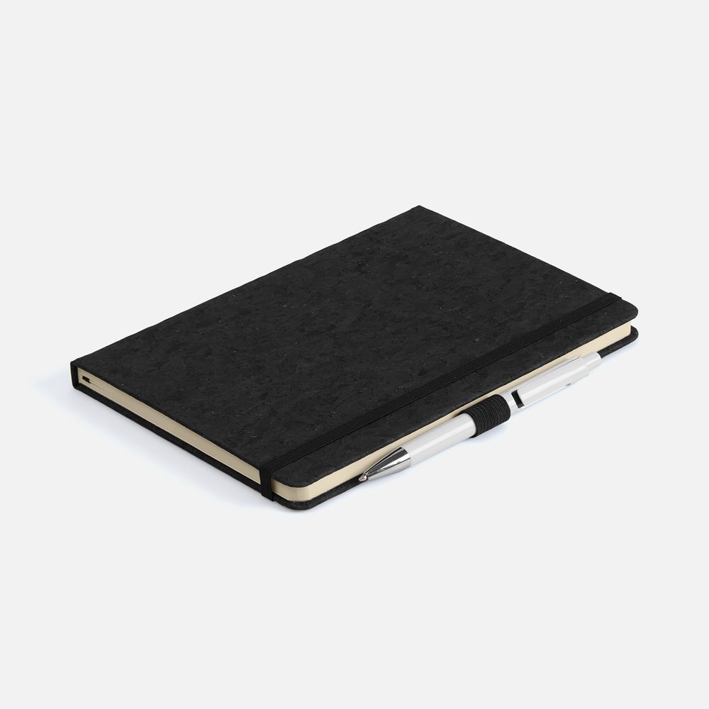 Блокнот Cork County, черный / Миниатюра WWW (1000)