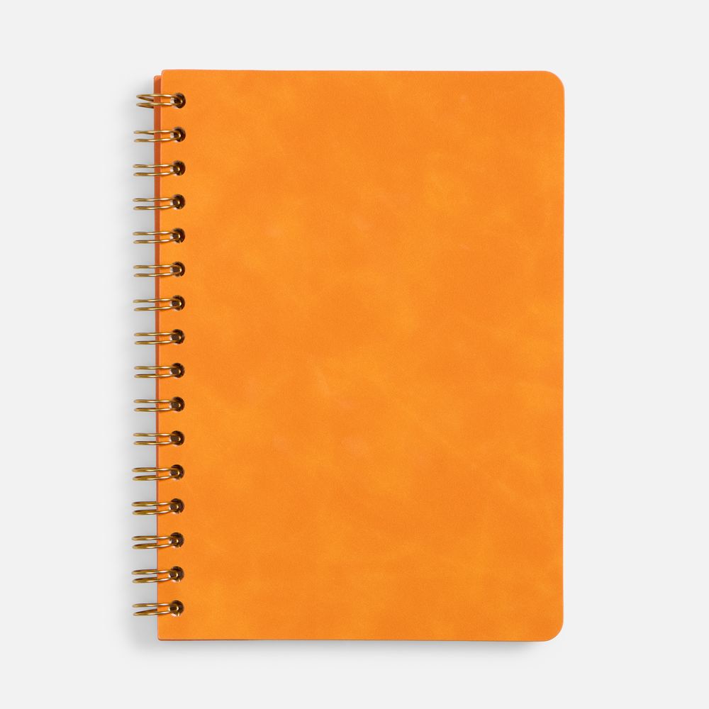 Ежедневник Spiral, недатированный, оранжевый / Миниатюра WWW (1000)