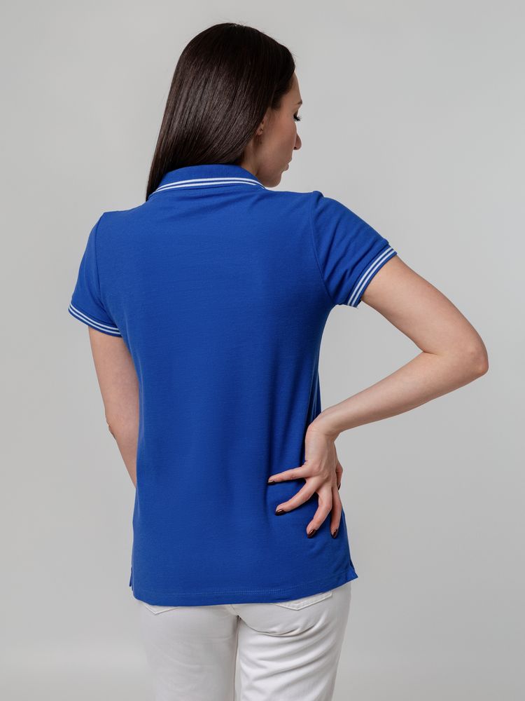 Рубашка поло женская Virma Stripes Lady, ярко-синяя / Миниатюра WWW (1000)