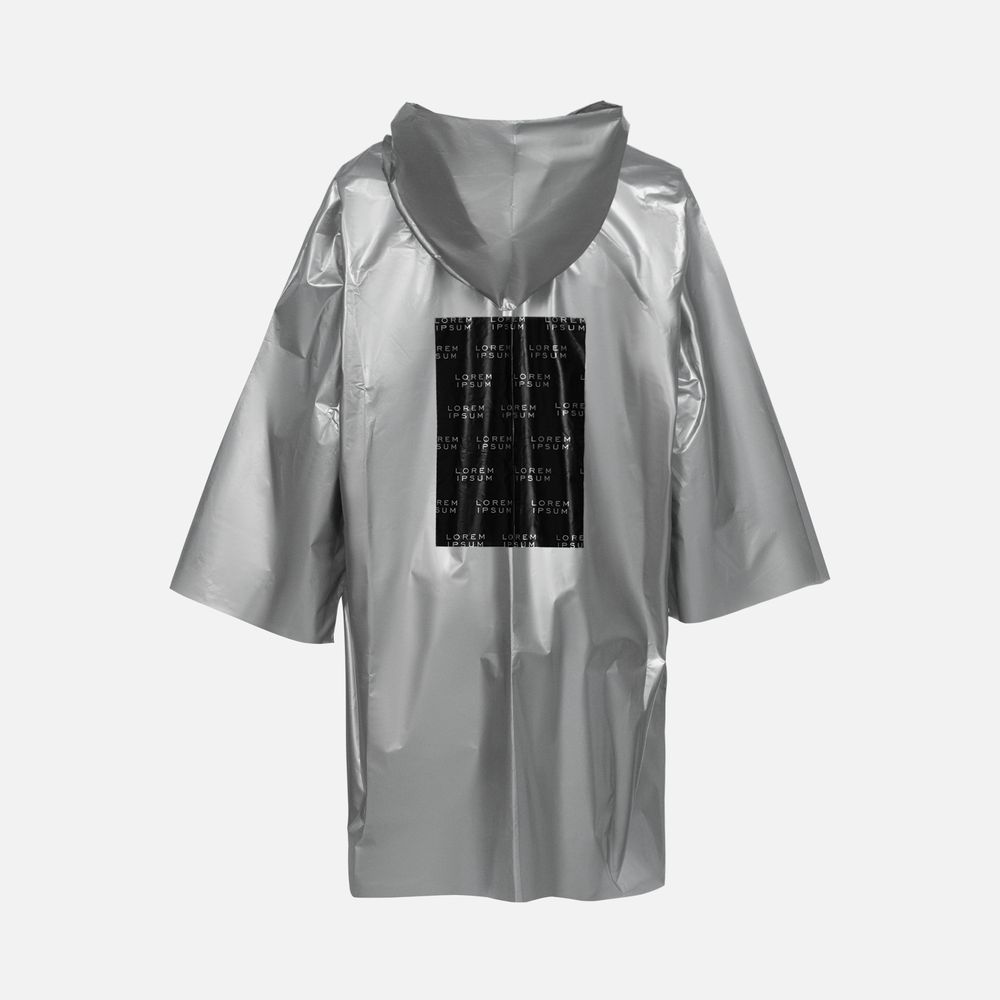 Дождевик-плащ CloudTime с печатью в один цвет на заказ / Миниатюра WWW (1000)