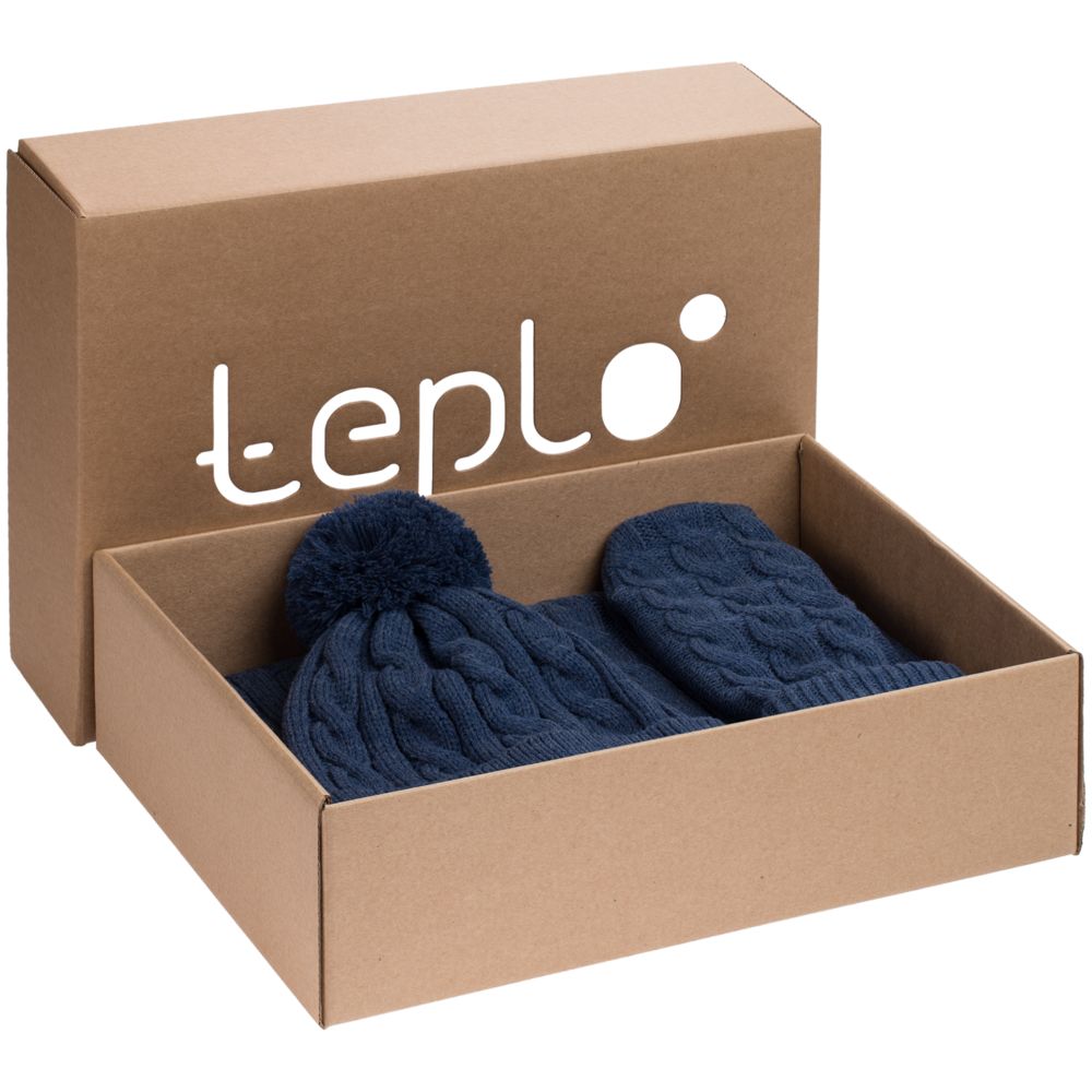 Коробка Teplo, большая, крафт / Миниатюра WWW (1000)