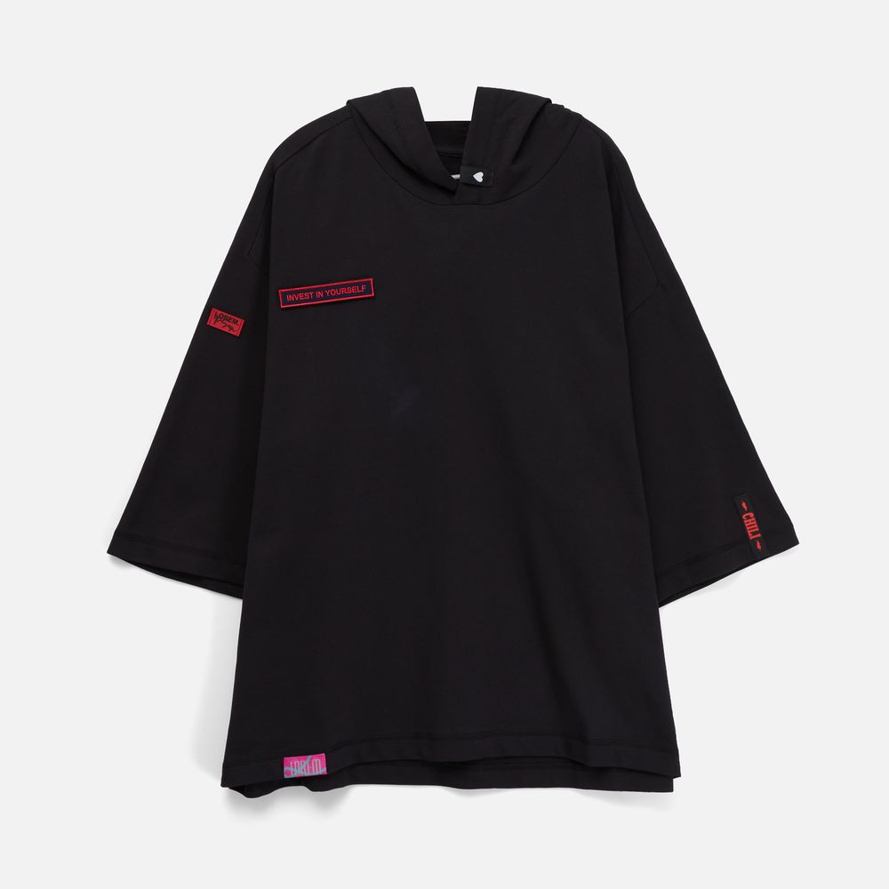 Лейбл тканевый Epsilon, L, белый / Миниатюра нанесения (1000)