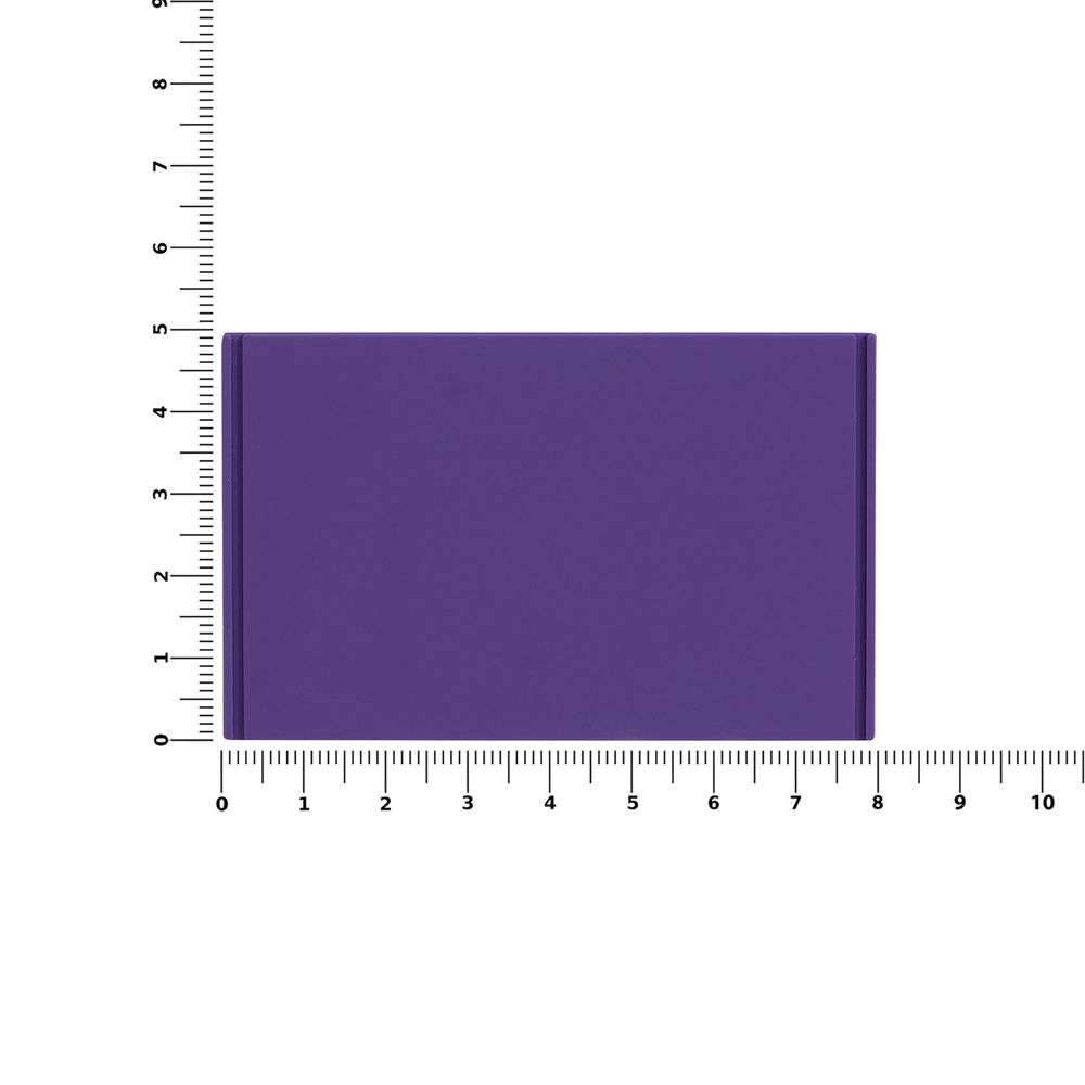 Лейбл из ПВХ Dzeta, XL, фиолетовый / Миниатюра WWW (1000)