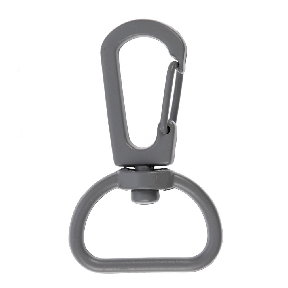 Застежка-карабин Snap Hook, M, серая / Миниатюра WWW (1000)