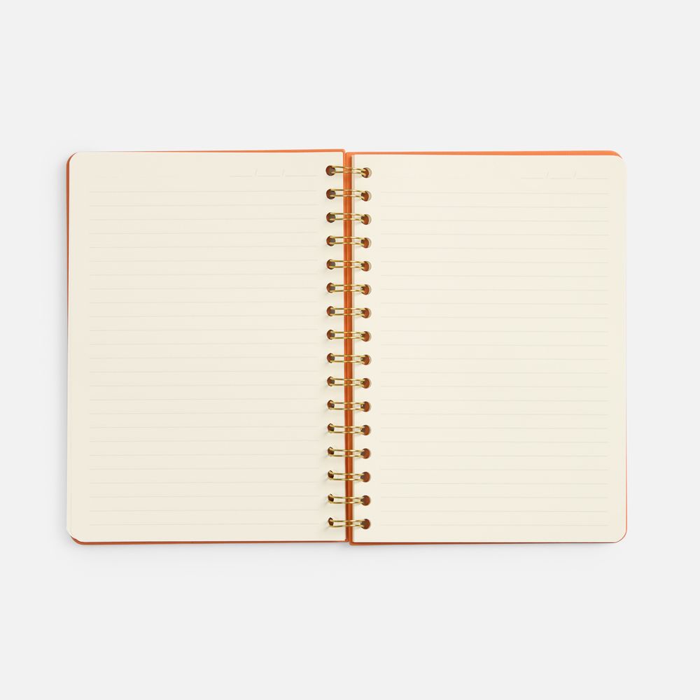 Ежедневник Spiral, недатированный, оранжевый / Миниатюра WWW (1000)