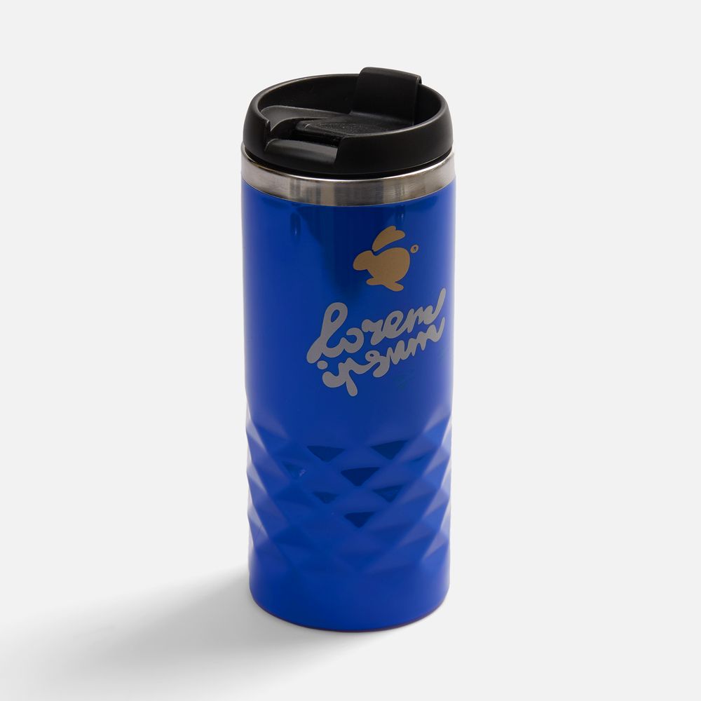 Термостакан Prism, синий / Миниатюра нанесения (1000)