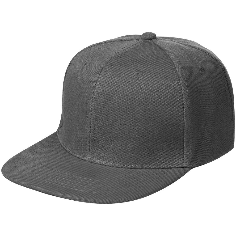 Бейсболка Snapback с прямым козырьком, серая / Миниатюра WWW (1000)