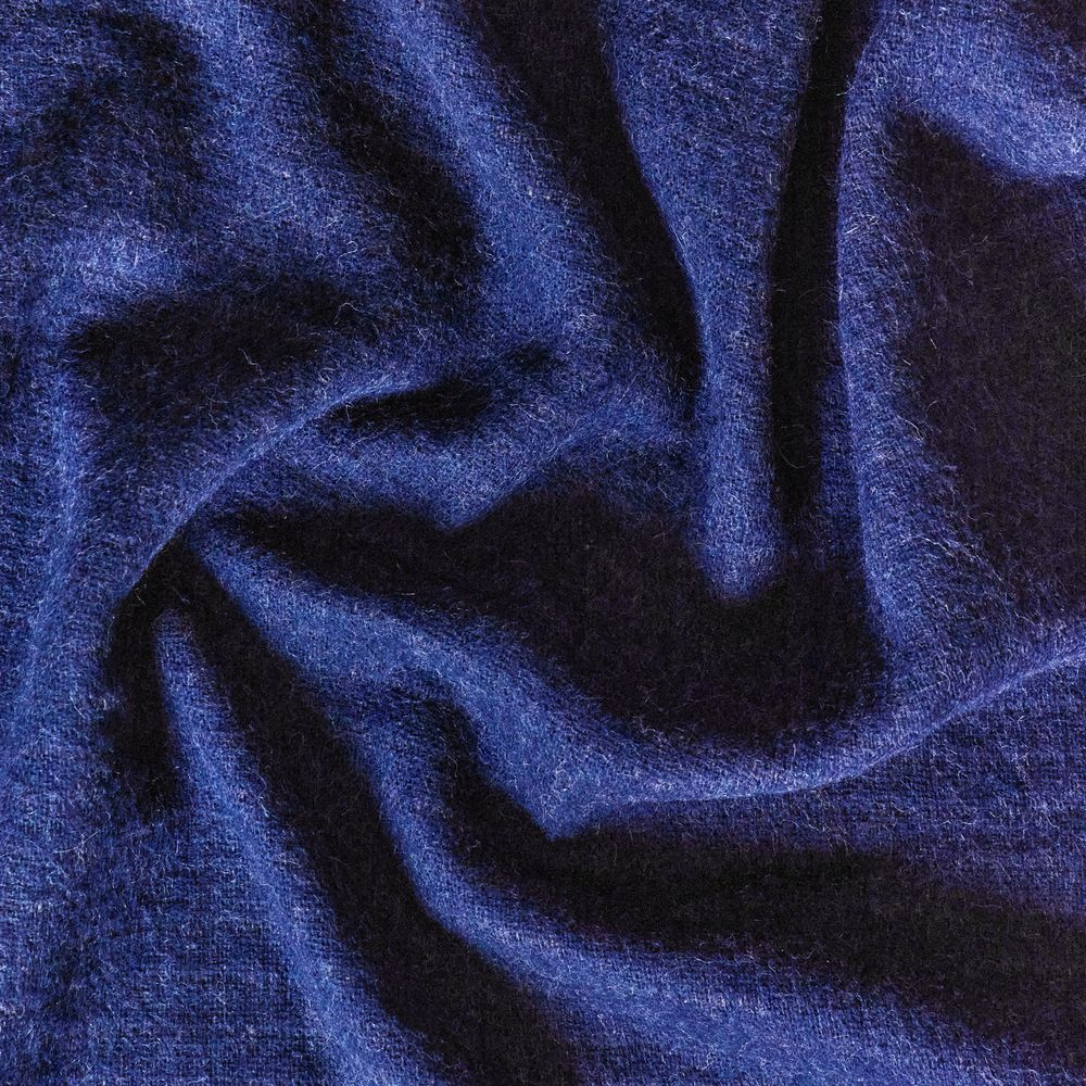 Плед Devika, синий с бежевым / Миниатюра WWW (1000)