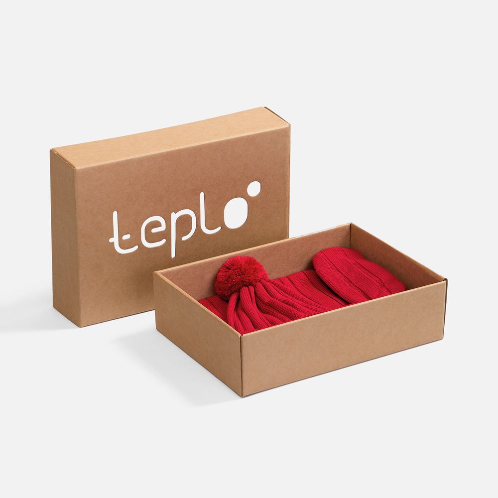 Набор Knit Beat, красный / Миниатюра WWW (1000)