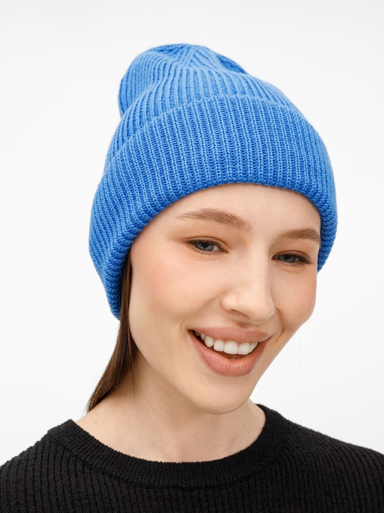 Шапка Nobilis Mono, синяя (аква) / Миниатюра WWW (1000)