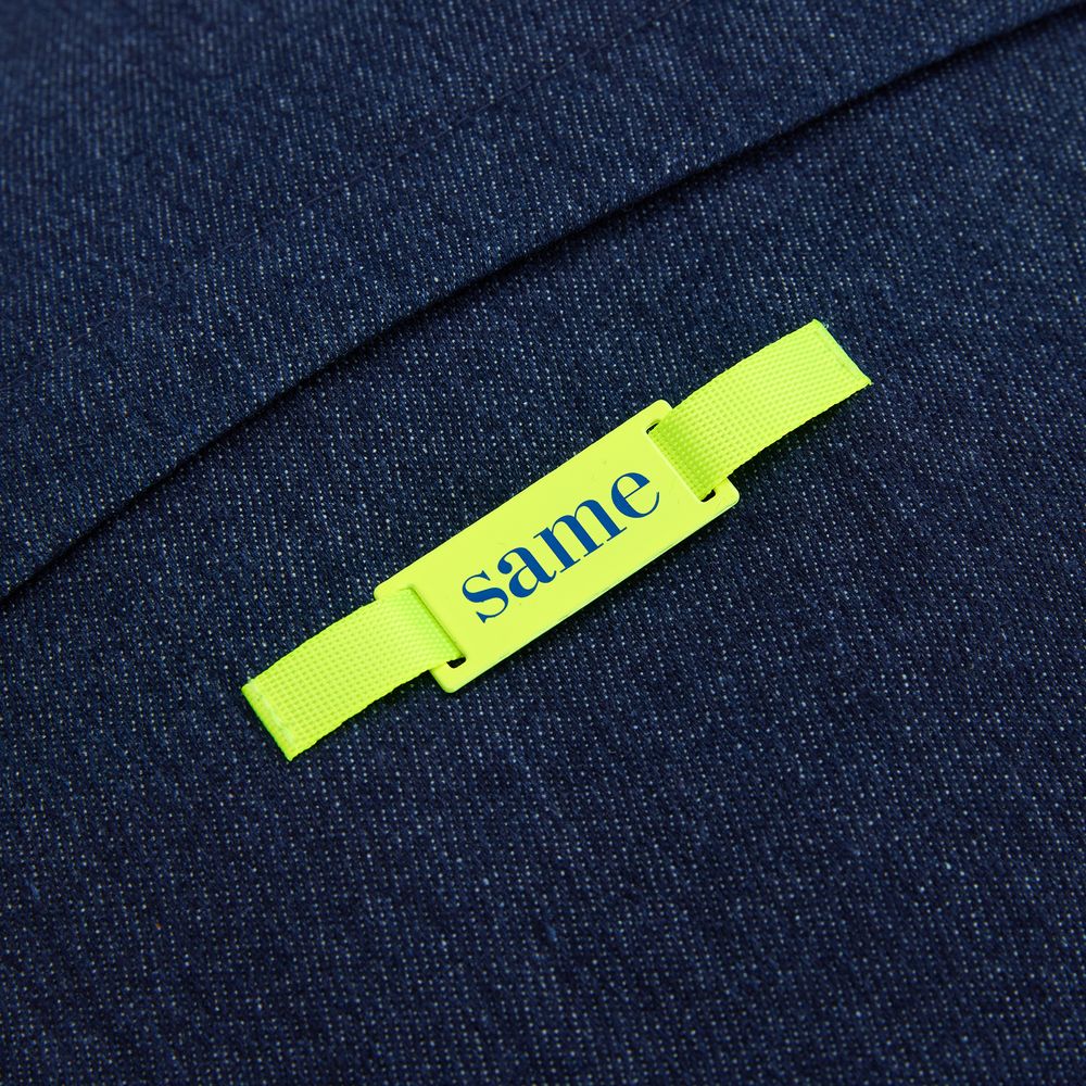 Сумка для покупок Denimate, темно-синяя / Миниатюра нанесения (1000)