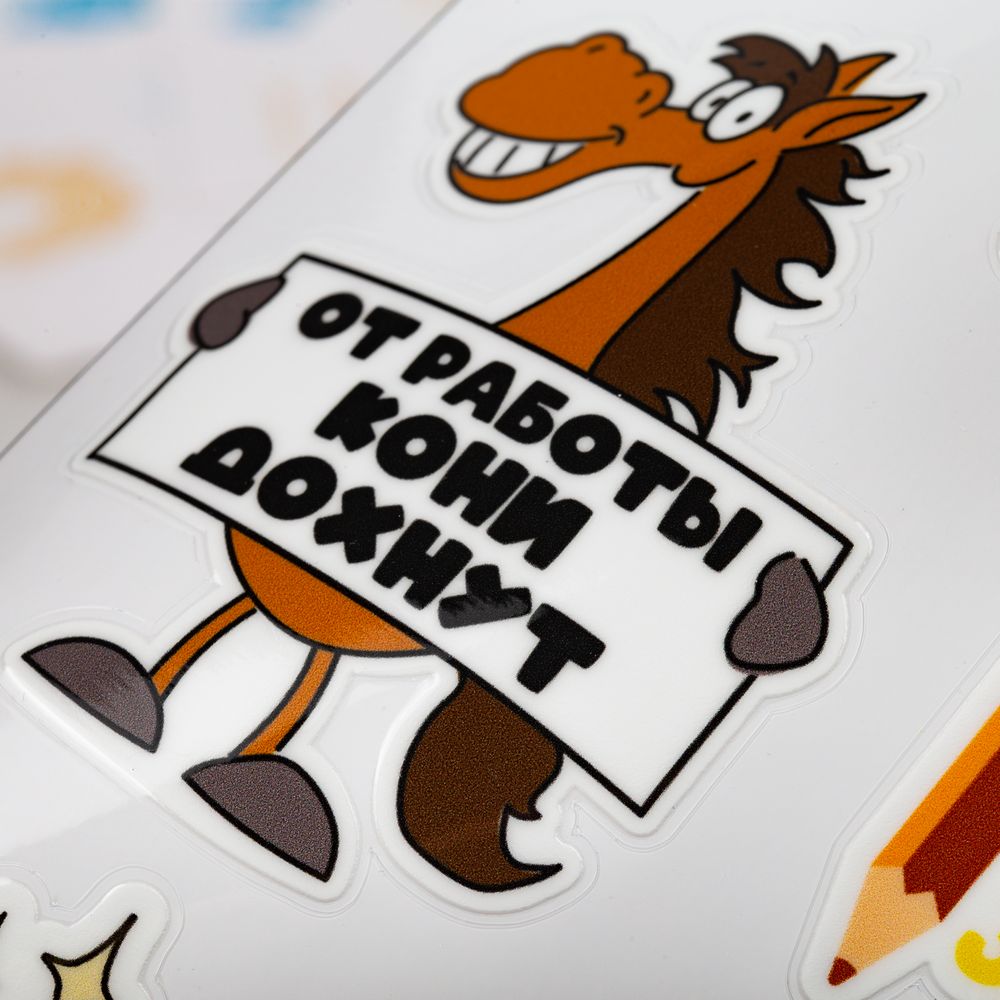 Наклейки UV-DTF Stiker Pack на заказ, M / Миниатюра WWW (1000)