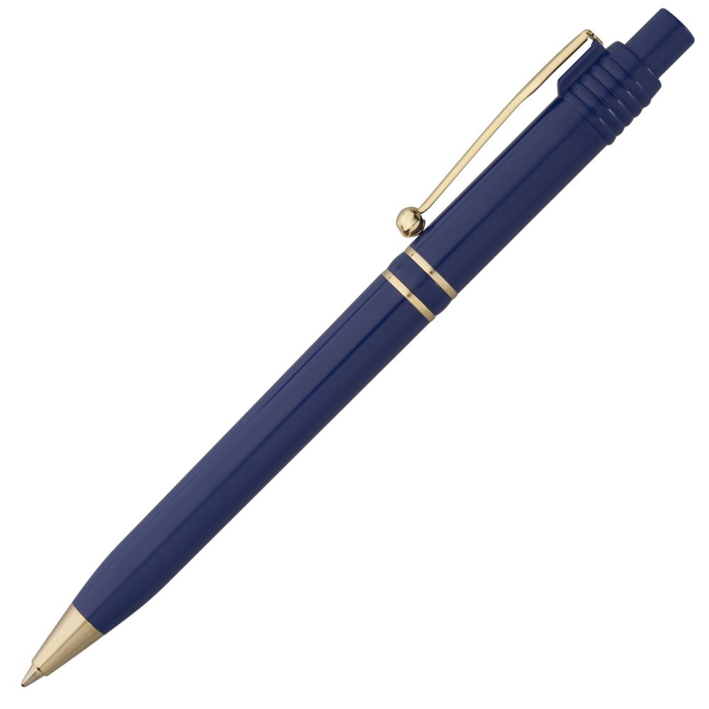 Ручка шариковая Raja Gold, синяя / Миниатюра WWW (1000)