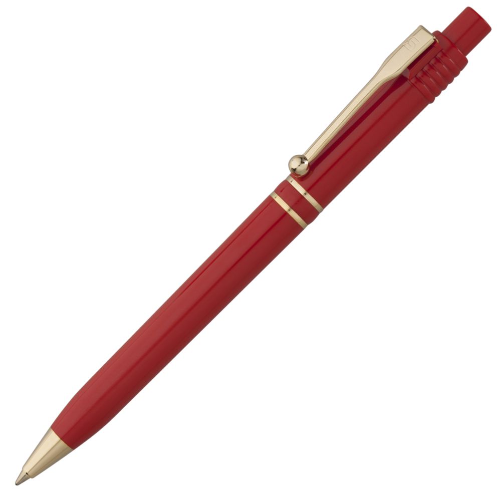Ручка шариковая Raja Gold, красная / Миниатюра WWW (1000)