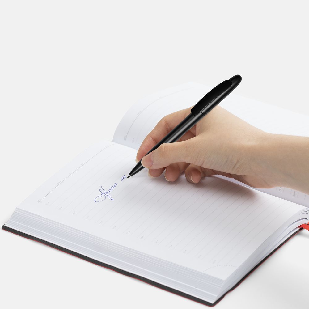 Ручка шариковая Moor Silver, черная / Миниатюра WWW (1000)