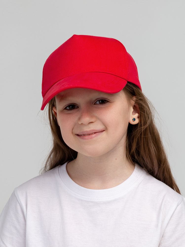 Бейсболка детская Standard Kids, красная / Миниатюра WWW (1000)