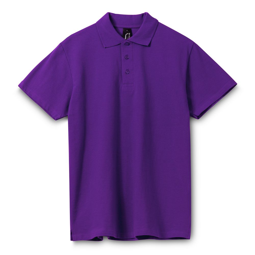 Рубашка поло мужская Spring 210, темно-фиолетовая / Миниатюра WWW (1000)