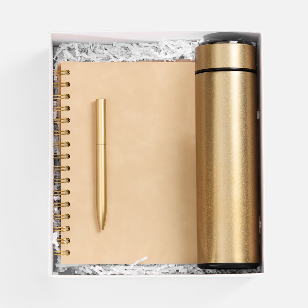 Набор Spiral Gold, бежевый / Миниатюра WWW (1000)