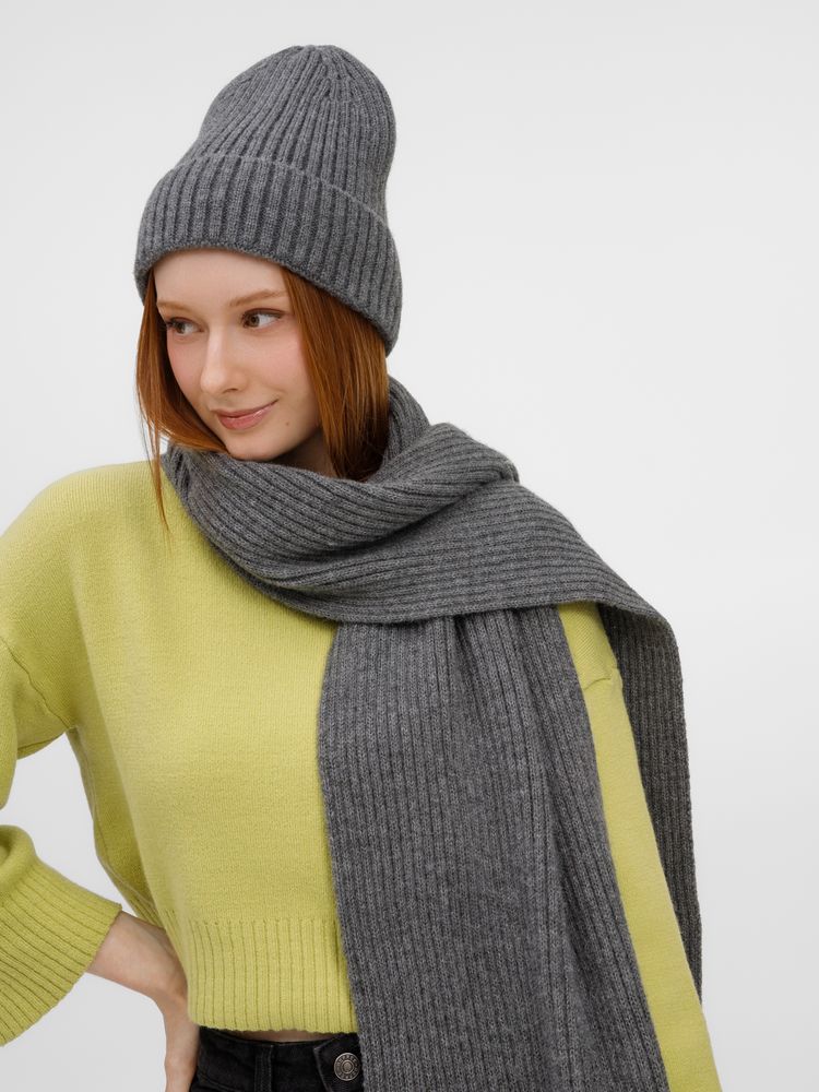 Шарф Laconi, темно-серый меланж / Миниатюра WWW (1000)