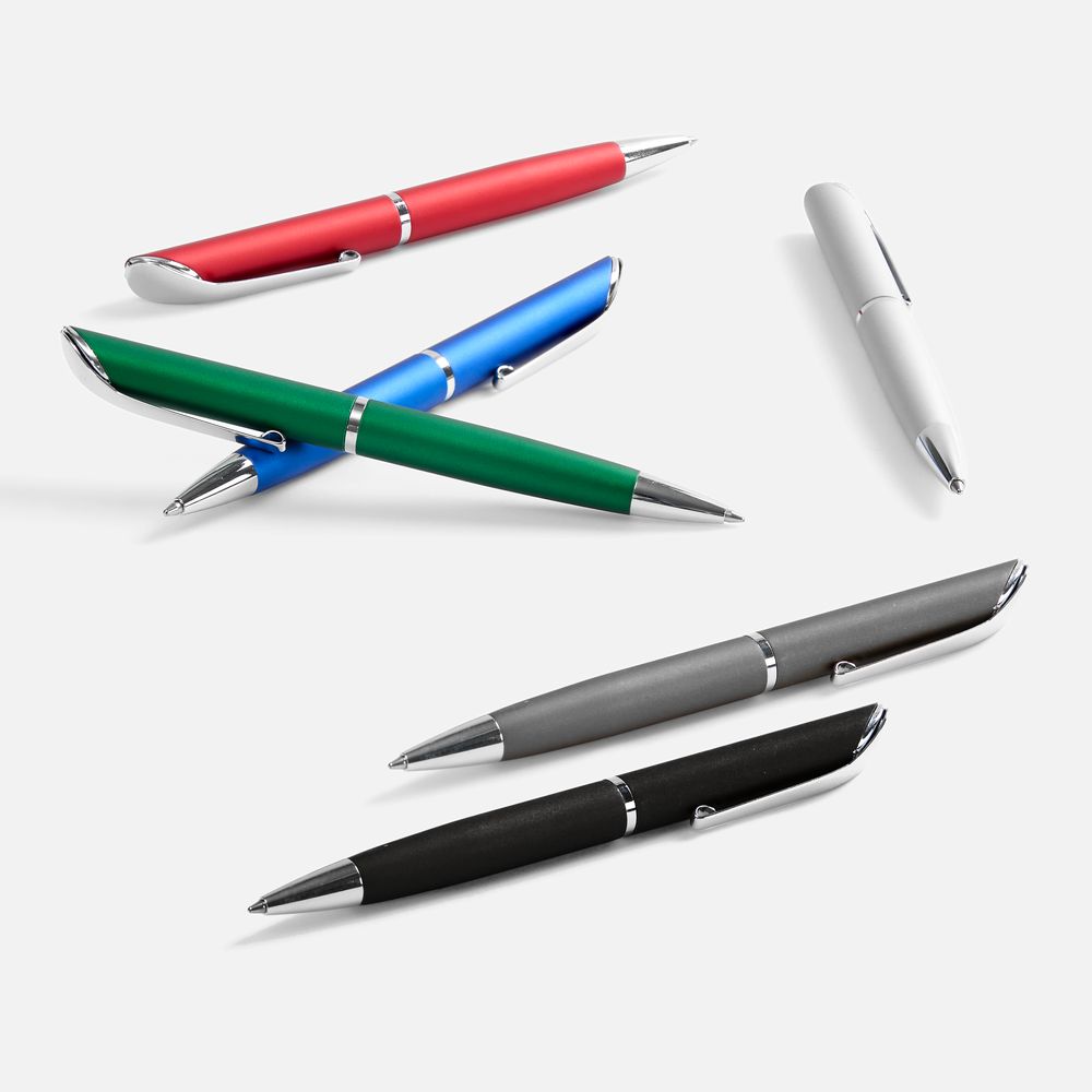 Ручка шариковая Glide, зеленая / Миниатюра WWW (1000)