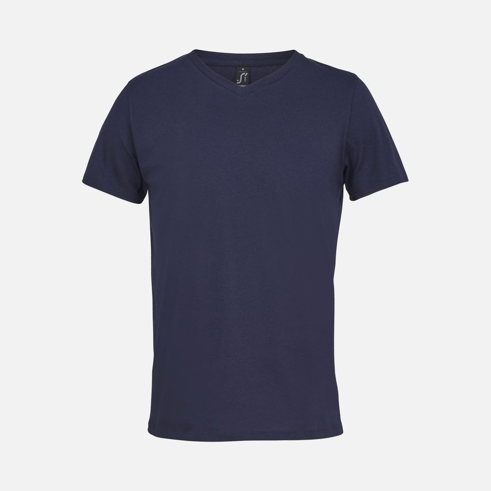 Футболка унисекс Regent с V-образным вырезом, кобальт (темно-синяя) / Миниатюра WWW (1000)