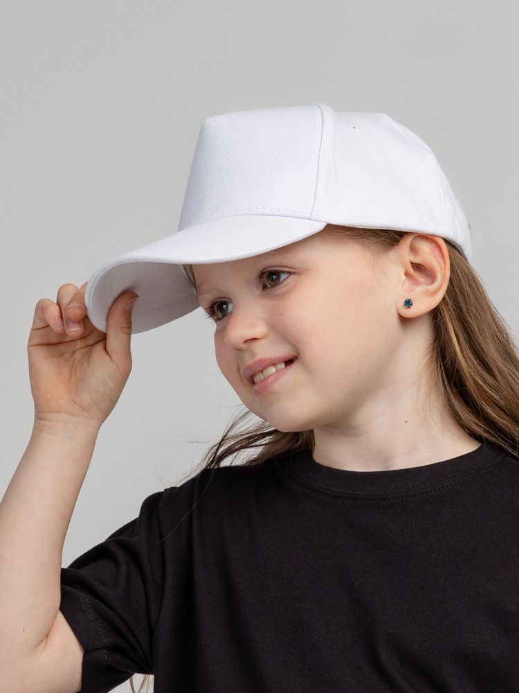 Бейсболка детская Standard Kids, белая / Миниатюра WWW (1000)