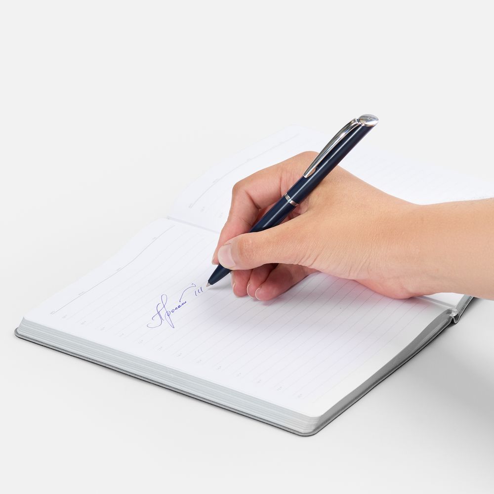 Ручка шариковая Ringa, темно-синяя / Миниатюра WWW (1000)