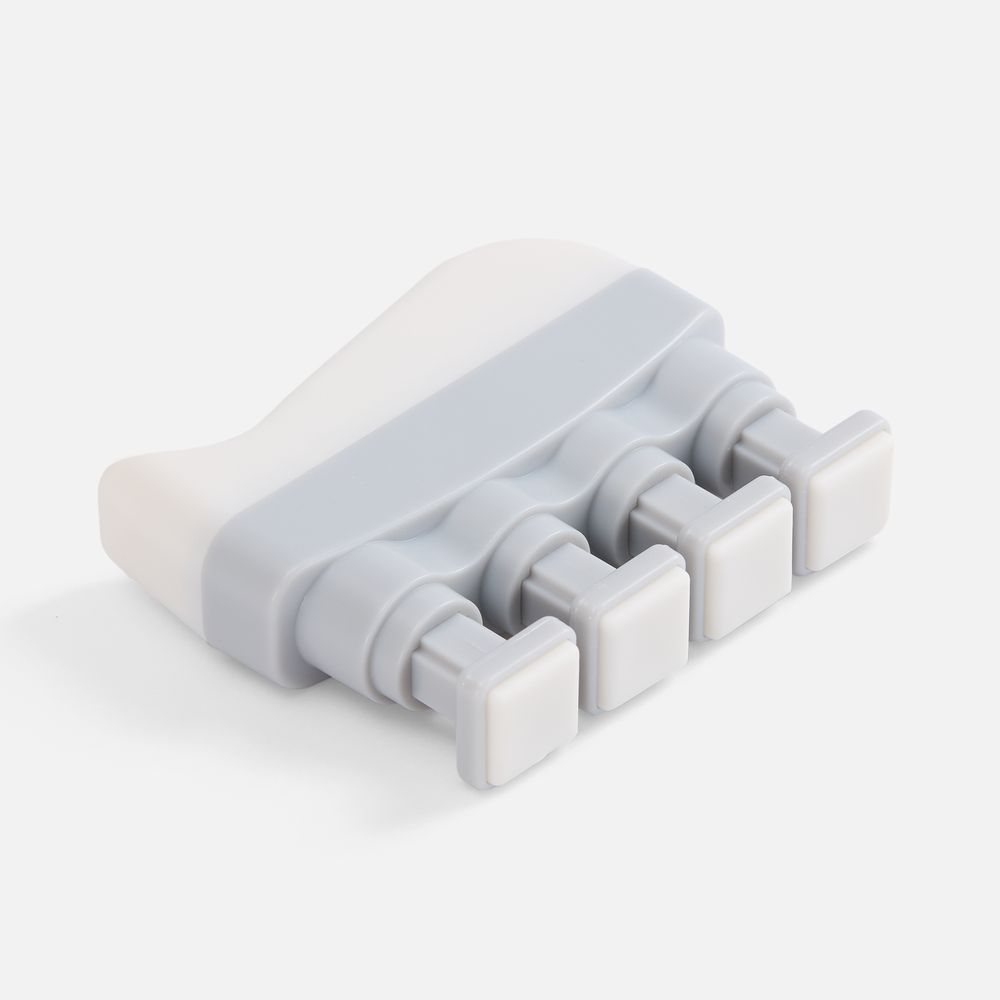 Эспандер кистевой FingerTap, серый с белым / Миниатюра WWW (1000)