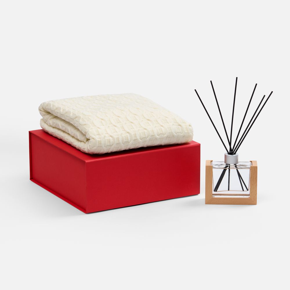 Коробка складная Quadra Fold, красная / Миниатюра WWW (1000)