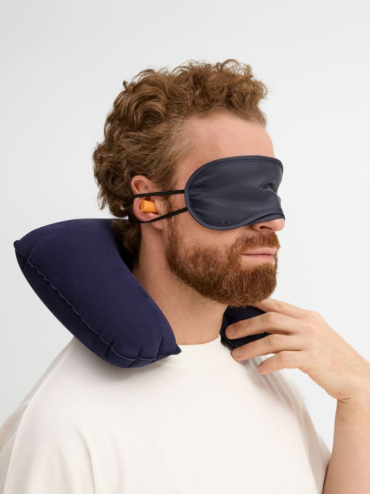 Набор для путешествий ESSENTIAL, темно-синий / Миниатюра WWW (1000)