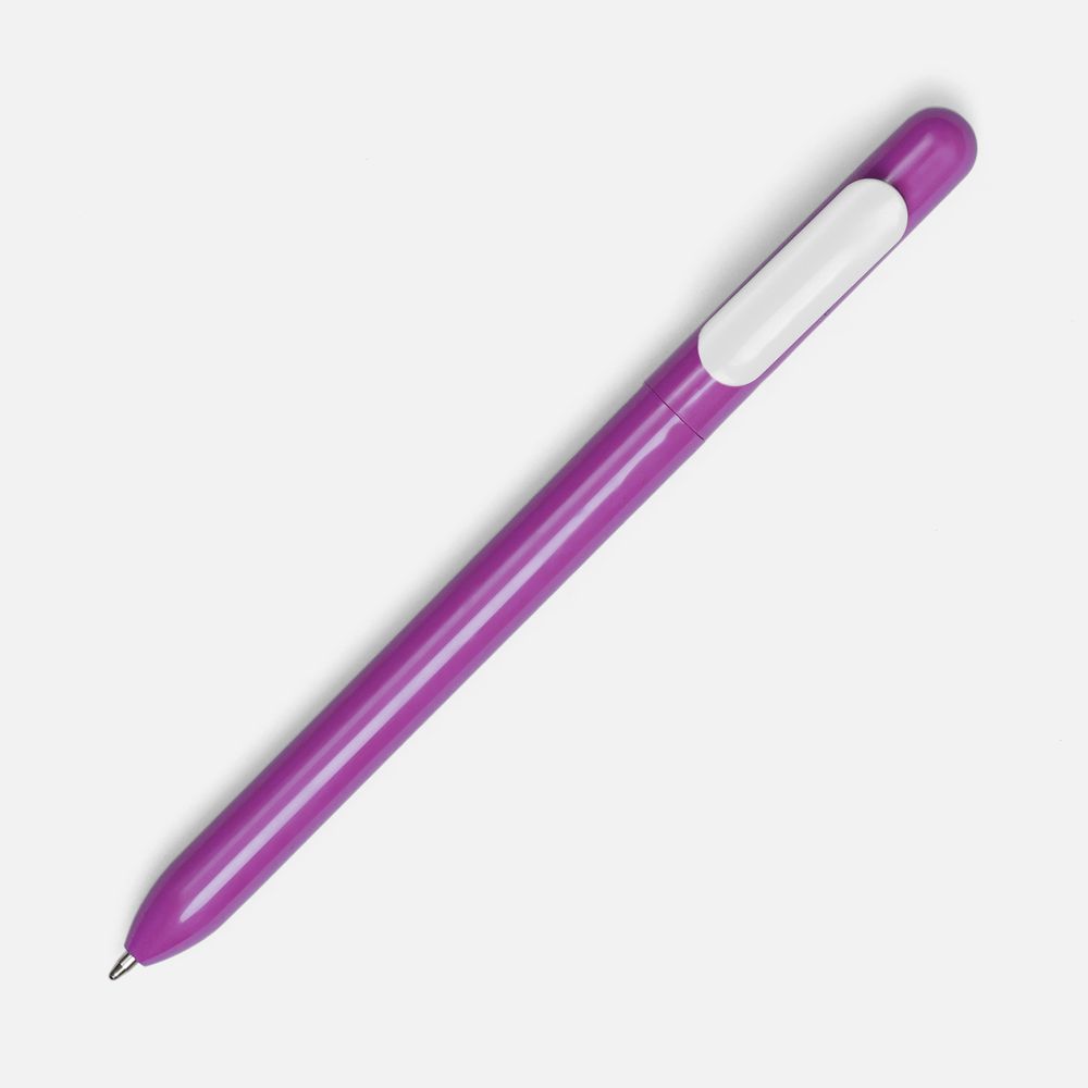 Ручка шариковая Slider, фиолетовая с белым / Миниатюра WWW (1000)