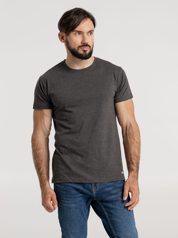 Футболка Firm Wear, черный меланж / Миниатюра WWW (1000)