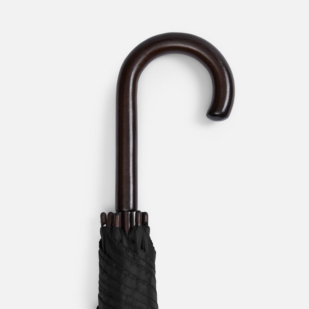 Зонт-трость Standard, черный / Миниатюра WWW (1000)